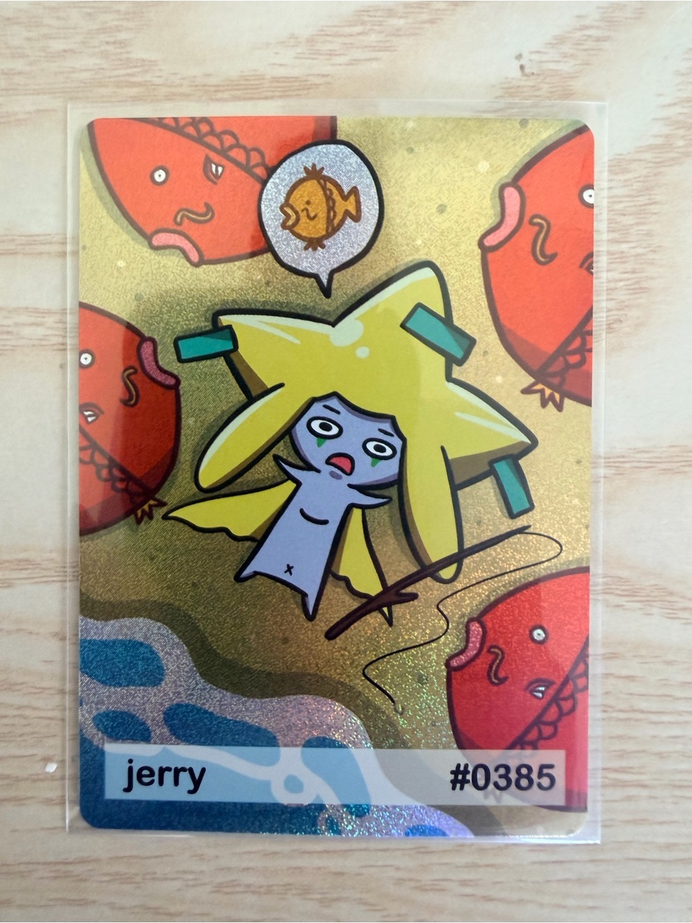 Jerry #0385 Gold Holographic Ultra Rare Card